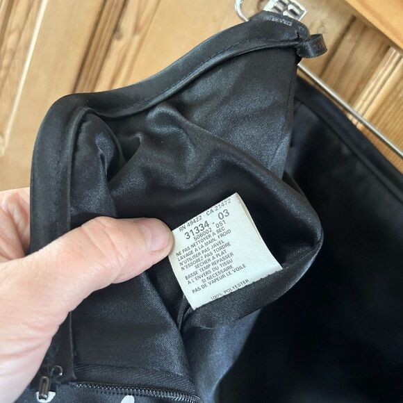 Jessica McClintock for Gunne Sax 9 / 10 Black Polka Dot Dress Strapless - Picture 13 of 13